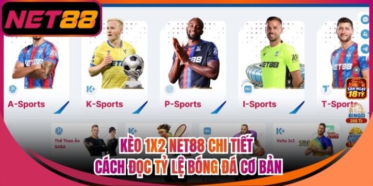Kèo 1×2 Net88 Chi Tiết Cách Đọc Tỷ Lệ Bóng Đá Cơ Bản